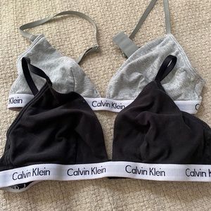 Calvin Klein bralettes